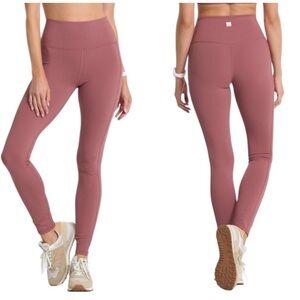 BNWT VUORI Studio Pocket Leggings.  Rosewood color.  Size Small.
